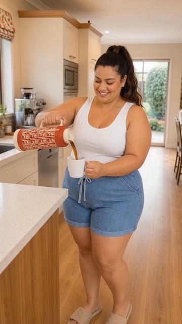 Nathy na cozinha